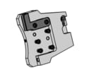 Grooving toolholder system 960 for cassettes 842